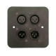 2x female and 2x male 3 pin xlr to rj45